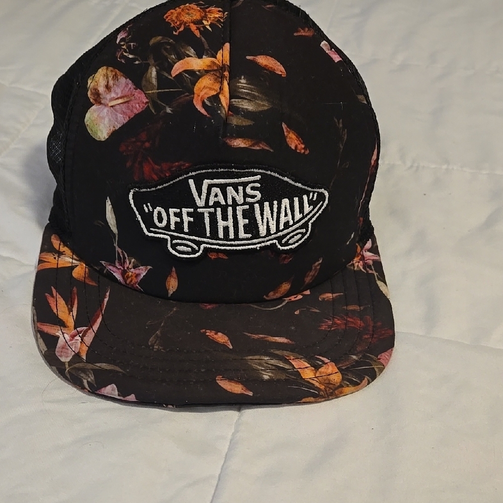 Vans Floral Black Cap